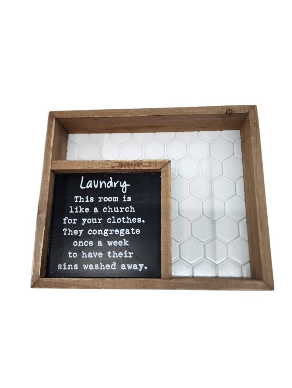 Primitives by Kathy Wood Framed Laundry Sign